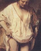 Rembrandt, Woman bathing in a Stream (mk33)